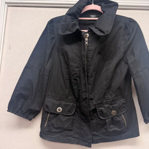 Women's Tribal Black Utility Jacket Size 10